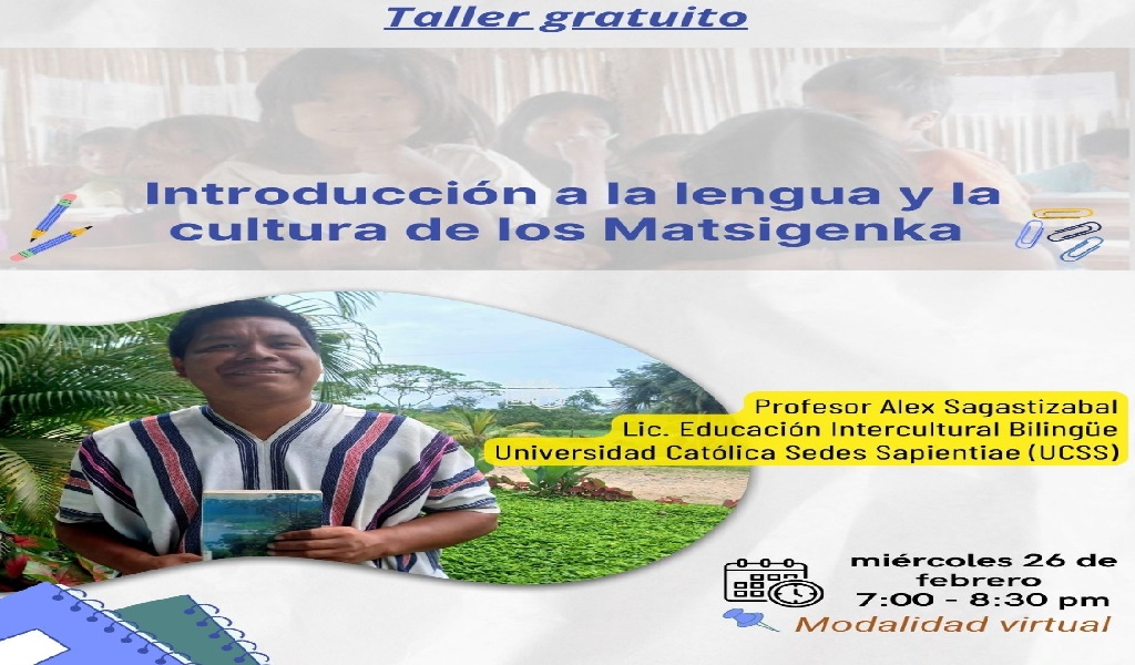Taller "Introduccion a la lengua y cultura de los Matsigenka"